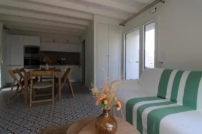 Coin salon dans l'établissement Au petit jardin d Aizenay