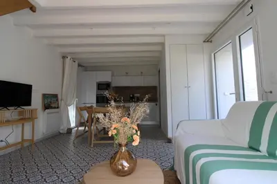 Télévision ou salle de divertissement dans l'établissement Au petit jardin d Aizenay