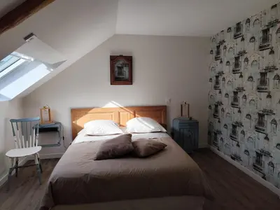 Un ou plusieurs lits dans un hébergement de l'établissement Les Agapanthes
