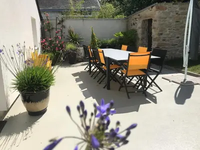 Terrasse ou espace extérieur de l'établissement Les Agapanthes