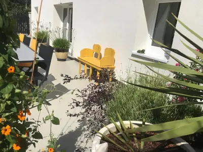 Jardin de l'établissement Les Agapanthes