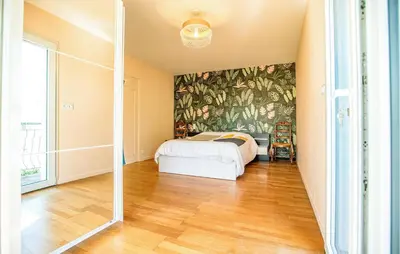 Un ou plusieurs lits dans un hébergement de l'établissement Cozy Home In Notre Dame De Riez