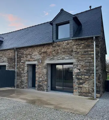 Bâtiment de la maison de vacances