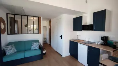 Cuisine ou kitchenette dans l'établissement Chez Marion et Sylvain