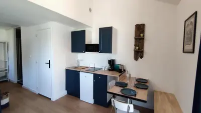 Cuisine ou kitchenette dans l'établissement Chez Marion et Sylvain