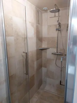 Salle de bains dans l'établissement Studio indépendant