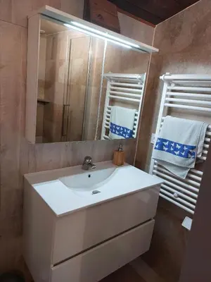 Salle de bains dans l'établissement Independent studio rentals