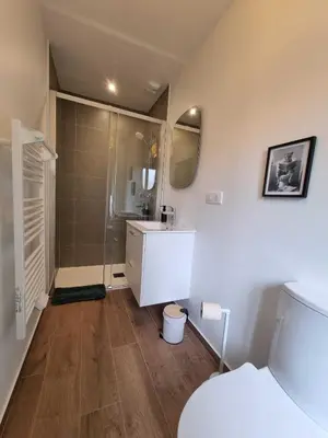 Salle de bains dans l'établissement La Chauvinière
