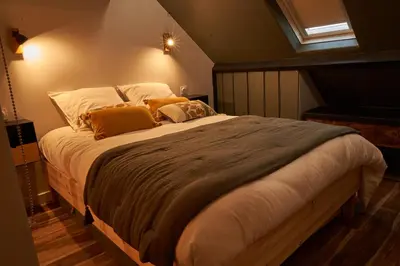 Un ou plusieurs lits dans un hébergement de l'établissement Gîte de Bonneville