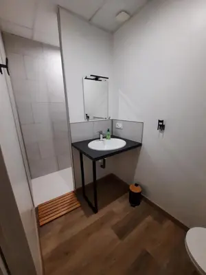 Salle de bains dans l'établissement Gîte de charme à la campagne