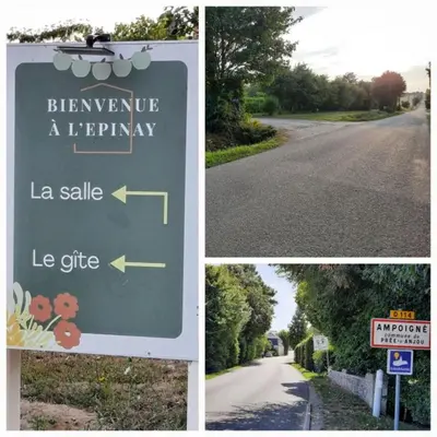 Plan de l'établissement Gîte de charme à la campagne