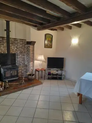 Télévision ou salle de divertissement dans l'établissement Rural Country Retreat