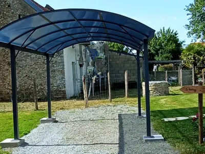 Jardin de l'établissement Chambre cosy avec terrasse privative et wifi à Missillac - FR-1-306-1306