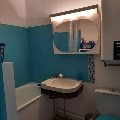 Salle de bains dans l'établissement Résidence Le Renaissance - Pornichet - Studio Place du Marché MAE-6571