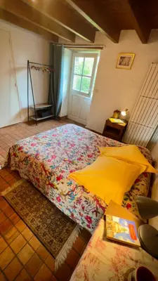 Un ou plusieurs lits dans un hébergement de l'établissement Le Moulin de Bel Air