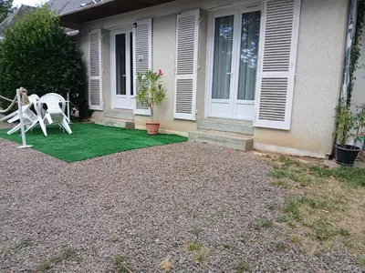 Jardin de l'établissement logement à la campagne