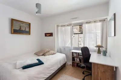 Un ou plusieurs lits dans un hébergement de l'établissement Loft sur l'Erdre à 2 pas du Centre ville