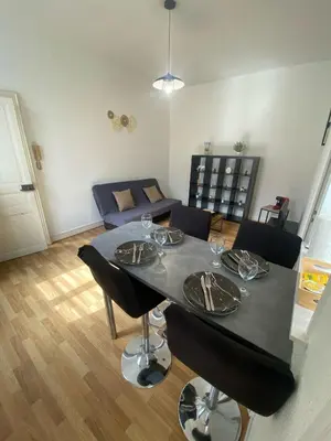 Coin salon dans l'établissement T2 - Cocon Coeur d'Angers - 4 personnes