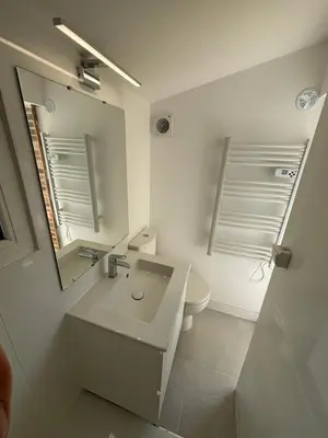 Salle de bains dans l'établissement Appartement T3 - Plage à 500m