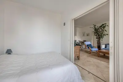 Un ou plusieurs lits dans un hébergement de l'établissement 20m de la mer - Terrasse - Appartement pour 6