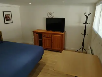 Télévision ou salle de divertissement dans l'établissement Annexe du 18