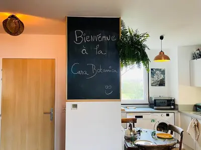 Cuisine ou kitchenette dans l'établissement Casa Botanica