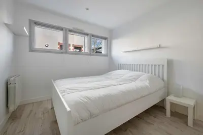 Un ou plusieurs lits dans un hébergement de l'établissement Appart dans bourg a 230m de la plage - 4 pers