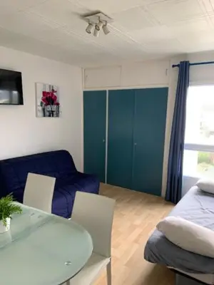 Un ou plusieurs lits dans un hébergement de l'établissement appartement 50 m plage st Jean de Monts