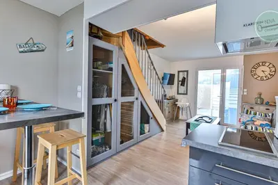Cuisine ou kitchenette dans l'établissement Maison Saint Surin 26
