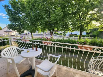 Balcon ou terrasse dans l'établissement La maison des étoiles