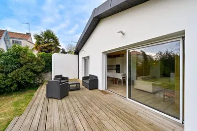 Terrasse ou espace extérieur de l'établissement Centre Pornichet - 7 min à pied plage