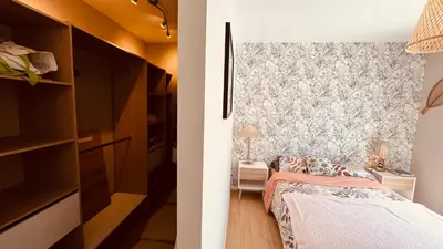 Un ou plusieurs lits dans un hébergement de l'établissement Maison Océan, standing et plage