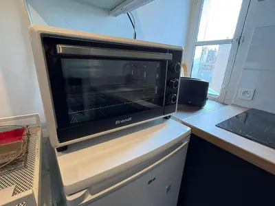 Cuisine ou kitchenette dans l'établissement Le Nid du Bouffay, Hyper centre de Nantes