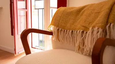 Un ou plusieurs lits dans un hébergement de l'établissement Le Mercœur, appartement calme en hypercentre
