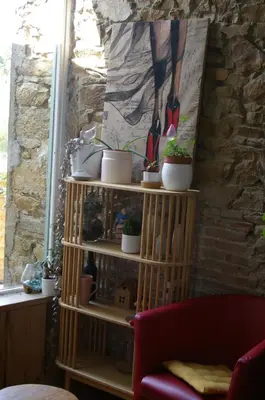 Coin salon dans l'établissement Chambre d'hôtes