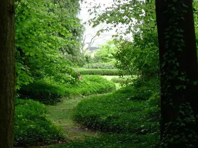 Jardin de l'établissement Gîte Contemporain avec Jardin et Parking à La Chapelle-sur-Erdre - FR-1-306-1309