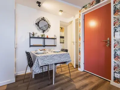 Cuisine ou kitchenette dans l'établissement Appartement atypique avec wifi au cœur de Clisson - FR-1-306-1310