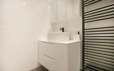 Salle de bains dans l'établissement Le Gare Nord T3 de Haut Standing Cosy et Relaxant