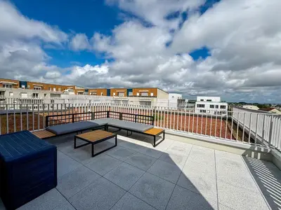 Balcon ou terrasse dans l'établissement Nid Urbain - 3 Ch et Terrasse