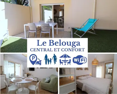 Un ou plusieurs lits dans un hébergement de l'établissement Le Belouga By Tranquil at Home
