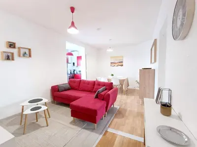 Coin salon dans l'établissement Le Pontchâtelain T3 Hypercentre