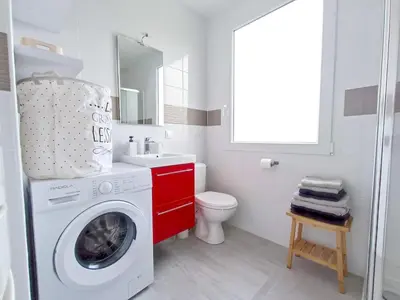 Salle de bains dans l'établissement Le Pontchâtelain T3 Hypercentre