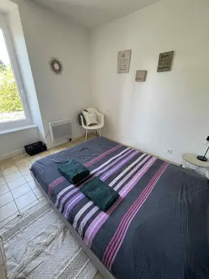 Un ou plusieurs lits dans un hébergement de l'établissement Maison au calme , proche du parc du PDF