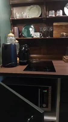 Cuisine ou kitchenette dans l'établissement Domaine des Sorciers - Appartement Harry Potter