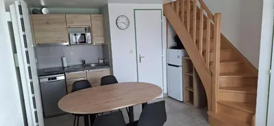 Cuisine ou kitchenette dans l'établissement Domaine