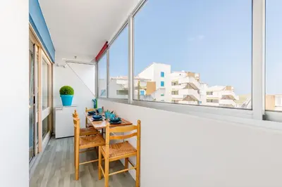 Balcon ou terrasse dans l'établissement Le Galées - 150m de la plage - Parking