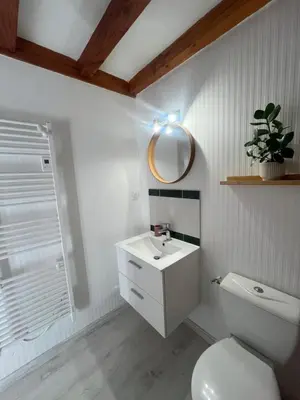 Salle de bains dans l'établissement Appartement au cœur du centre ville
