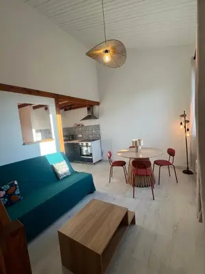 Cuisine ou kitchenette dans l'établissement Appartement au cœur du centre ville