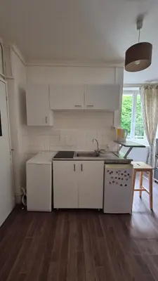 Cuisine ou kitchenette dans l'établissement Naoned Station