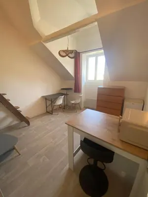 Coin salon dans l'établissement STUDIO 22M2 Neuf CENTRE VILLE de NANTES à 100m de la Cathédrale